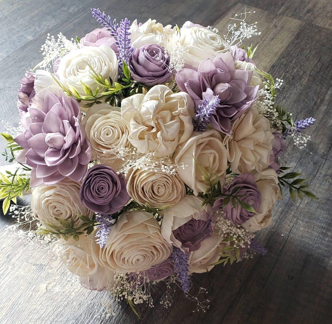 Lavender Dreams bouquet with purple flowers
